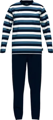Produktbild von Ceceba Herren Pyjama Set Schlafanzug Langarm Klima Aktiv Größe: 54