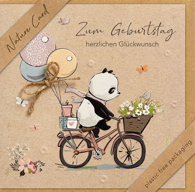Produktbild von BSB 69-4035 Geburtstagskarte Nature Card - inkl. Umschlag