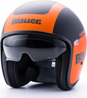 Produktbild von Blauer Pilot 1.1 G Graphic Jethelm, schwarz matt/orange, M (56/58)