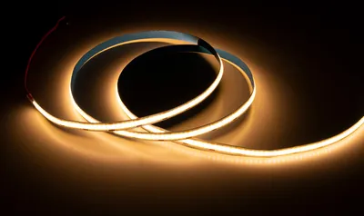 Produktbild von LED-COB-Stripe LED-Leiste McShine, 5m auf Rolle, warmweiß, 1.500 LEDs, 12V/38W, 3.150 lm, IP20