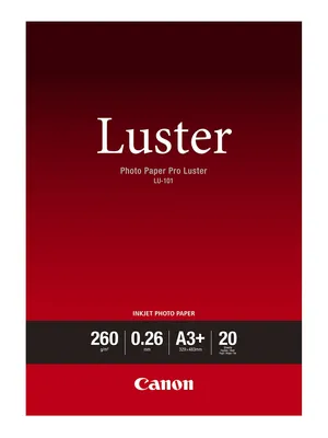 A product image of Canon Photo Paper Pro Luster LU-101.