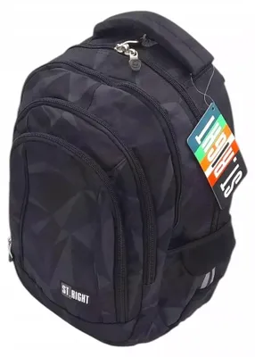 Immagine prodotto di Zaino con 4 scomparti, modello BP4, colore grigio geometrico - ST-MAJEWSKI
