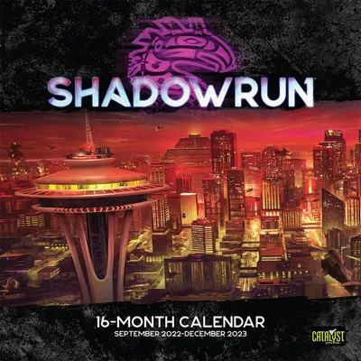 Produktbild von Shadowrun 16 Month Calendar Game Maps - Tabletop-Rollenspiel - ENG Edition