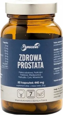 Produktbild von PANASEUS GESUNDE PROSTATA Sägepalme Zink für Männer 50 Kapseln