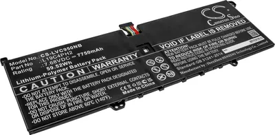 Image de TECHTEK Batterie pour ordinateur portable compatible avec [Lenovo] Yoga C950 remplace L19C4PH2