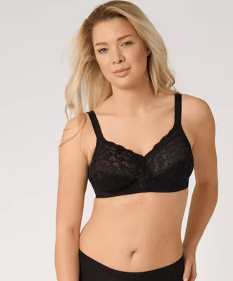 Produktbild von Triumph Damen Bügelloser BH Delicate Doreen - BLACK - Größe 100D
