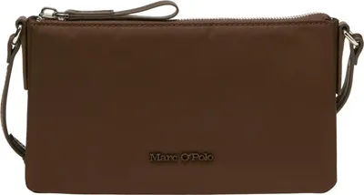 Produktbild von Marc O'Polo Leder Umhängetasche Fuana Crossbody Bag Dark Earth dunkelbraun
