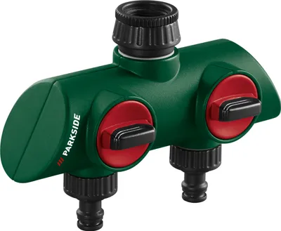 Produktbild von PARKSIDE® 2-Wege-Verteiler / Bewässerungsuhr