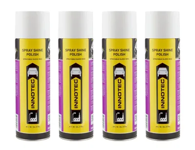 Immagine prodotto di 4 pezzi Innotec Spray Shine Polish lucidante spray di alta qualità - sigillatura rapida e senza sforzo di superfici verniciate e in plastica