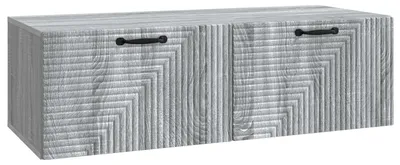 Immagine prodotto di vidaXL Mobile TV da parete Sonoma grigio 98 x 41 x 30 cm