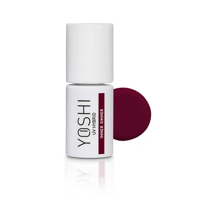 Produktbild von Yoshi | Hybrid-Nagellack - 308 Inner Sinner - Hybrid-Gellack - Hybridlack - UV LED - 6ml - Profi Qualität - Rot