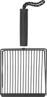 Produktbild von Katzenstreuschaufel, abnehmbarer Griff, Metallschaufel mit schneller Filtration, zum Reinigen, Schwarz