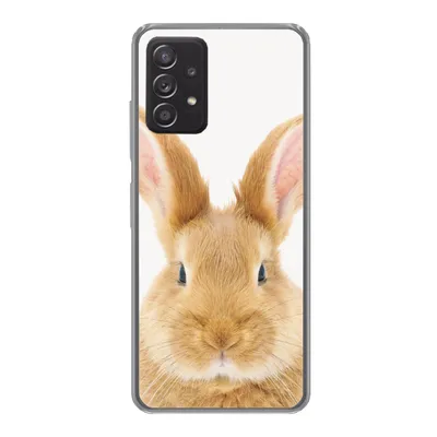 Produktbild von MuchoWow® Handyhülle Schutzhülle Hülle für Samsung galaxy a73 Kinder - Kaninchen - Kind - Mädchen - Jungen Silikon Softcase Handy Hülle - Handyhülle