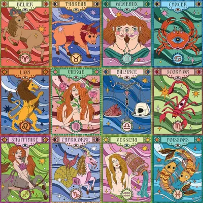 Produktbild von HACHETTE Quadratisches Puzzle Astrologie 1000 dlc