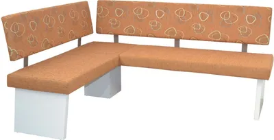 Produktbild von Eckbank Schenkel wechselbar 140x180 cm Weiß/Braun