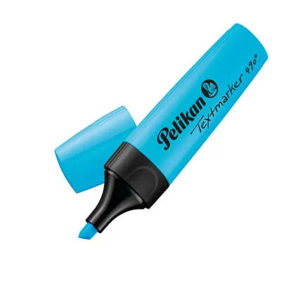 Obrázek produktu pro Pelikan Textmarker 490 - 1 Stück(e) - Blau - Blau - Polypropylen (PP)