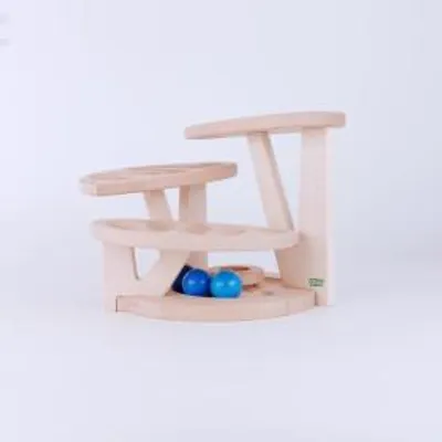 Image de Piste à billes Bajo Jouets en bois Dewdrop - version naturelle