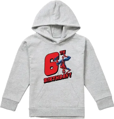 Produktbild von Spider-Man - Kapuzenpullover für Kinder, Zum Überziehen, meliert, 6 Geburtstag TV24174 (152-158) (Sportliches Heather)
