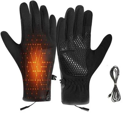 Productafbeelding van Elektrische handschoenen - Oplaadbaar, met touchscreen-functionaliteit - Binnenvoering van fleece - Geschikt voor wintersport, fietsen, vissen, jagen en klimmen - Constante temperatuur op het hoogste niveau
