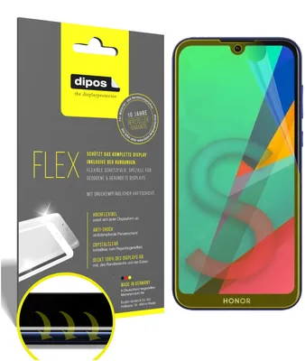 Obrázek produktu pro 2x ochranná fólie pro Honor Play 8, 100% pokrytí displeje, dipos Flex