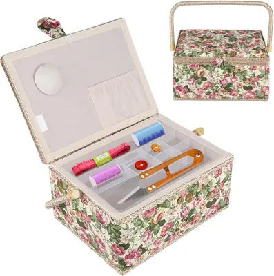 Immagine prodotto di Scatola per accessori per il cucito - Scatola per accessori per il cucito Premium - Scatola per il magazzinaggio