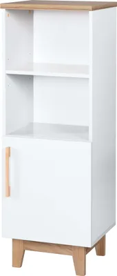 Produktbild von roba Standregal 'Finn', weiß, Holzregal für Baby-/Kinderzimmer, Soft Close-Technik, Baby/Kindermöbel