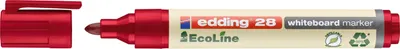 Zdjęcie produktu dla Edding 28 EcoLine, 1 szt., Czerwony, Beżowy, Czerwony, Okrągły, 1,5 mm, 3 mm