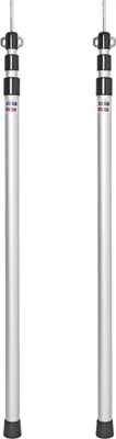 Produktbild von 2 Stück Teleskop Zeltstange, Alu Aufstellstange Sonnensegel Tarpstange Stützstange von 93-230cm