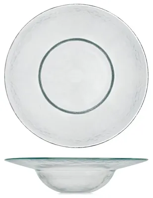 Produktbild von H&h Set mit 4 transparenten Nudelschalen aus Glas Neptune cm29