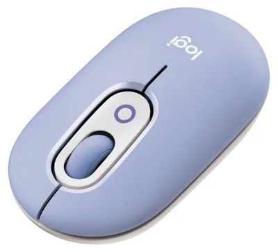 Produktbild von Logitech POP, Beidhändig, Optisch, Bluetooth, 4000 DPI, Lila