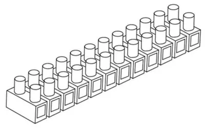 Produktbild von Kleinhuis Anschlussklemme, DIN EN 60998, 1,5 bis 6,0 mm², weiß 158.3