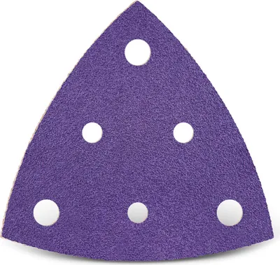 Produktbild von MENZER Titanium HD Klett-Schleifblätter, 82 mm, 6-Loch, f. Deltaschleifer, Keramik-Mix (50 Stk.) K1000
