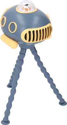 Immagine prodotto di Ventilatore per passeggini, senza pale, portatile, ricaricabile tramite USB, supporto oscillante automatico, blu
