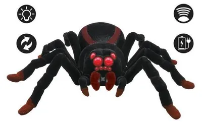 Obrázok produktu pre Realistická diaľkovo ovládaná tarantula s efektom svetla