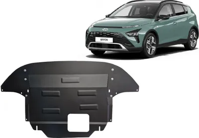 Obrázok produktu pre Oceľový ochranný kryt podvozku pre motor Hyundai Bayon