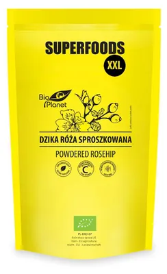 DZIKA RÓŻA SPROSZKOWANA BIO 500 g - BIO PLANET SUPERFOODS
