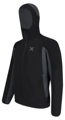 Zdjęcie produktu dla Kurtka trekkingowa męska Montura Premium Wind Hoody czarna L