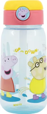 Produktbild von Peppa Pig Trinkflasche 510ml Kinderflasche mit Trinkhalm