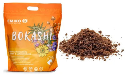 Produktbild von Emiko HorseCare Bokashi für Pferde, Haus- & Hoftiere 8kg mit effektiven Mikroorganismen / Kleie-Kräuter-Ferment