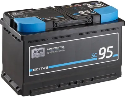Produktbild von ECTIVE Semi Cycle SC95 AGM Versorgungsbatterie 95Ah - 0% nach §12 Abs. 3 UstG