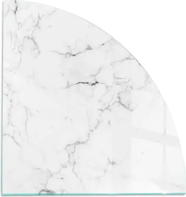 Produktbild von Marmormuster mit Aderung – Glasbodenplatte für – Kaminofen – Kaminplatte Glas – Schutzglas – Funkenschutzplatte –Glasbodenplatte Feuerfeste – Hitzeschutzplatte – Bodenschutz aus Glas – 1/4 100x100 cm