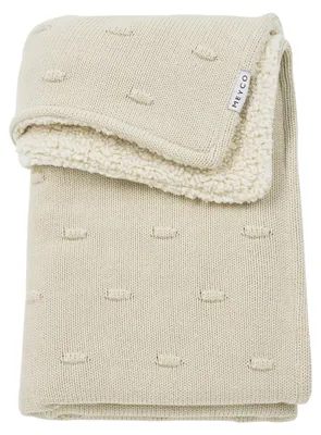 Produktbild von Meyco Babydecke Knots Teddy - 75 x 100 cm - Soft Sand