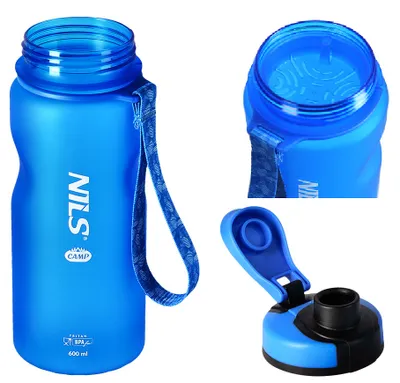 Obrázek produktu pro Tritanová láhev na pití NILS Camp NC1740 600 ml modrá