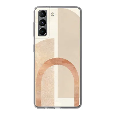 Produktbild von MuchoWow® Handyhülle Schutzhülle Hülle für Samsung Galaxy S21 Marmor - Muster - Rosa Silikon Softcase Handy Hülle - Softcase