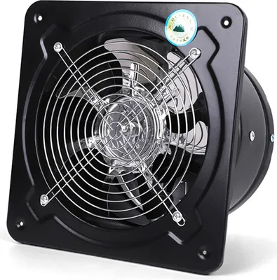 Zdjęcie produktu dla wentylator wyciągowy 180 mm Wentylator łazienkowy Wentylator wyciągowy Wentylator wyciągowy Wentylator ścienny metalowy