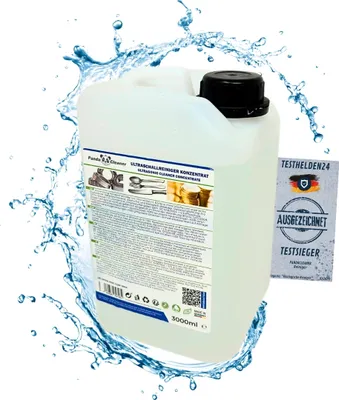 Produktbild von PandaCleaner  Ultraschallreiniger Konzentrat - 3 Liter Ultraschallreiniger für Brillen, Schmuck, Zahnersatz - Verbesserte Rezeptur