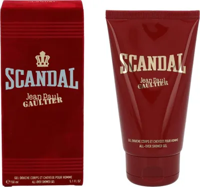 A product shot of a shower gel and its box.