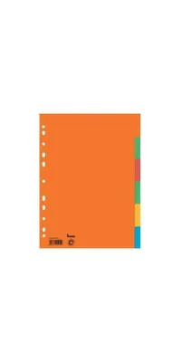 Produktbild von Bene Register 97400 blanko DIN A4 6teilig Karton farbig
