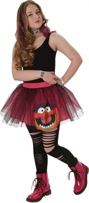 Produktbild von Die Muppets Das Tier Kostüm-Set Tutu und Bänder Kindergröße: 152