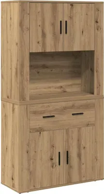 Image de Haut de Buffet avec tiroir chêne artisanal 80 x 33 x 150 cm